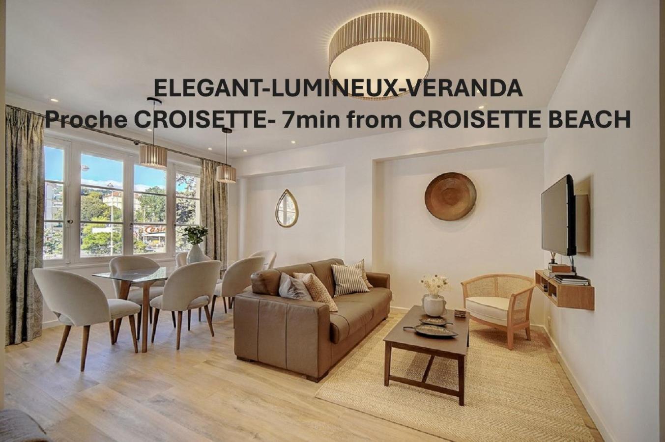 Magnifique 3 Pieces Renove Cannes Centre 'Banane' Avec Veranda ! A2B88 Exterior foto